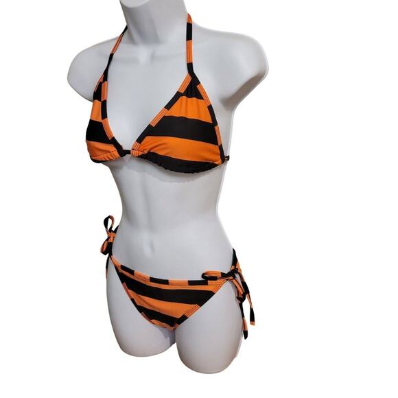 NEW Women's Bikini Super Cute Fun Summer Pool Beach Tie Swimsuit Tanning Cruise - Picture 3 of 12